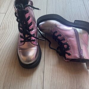 Stylish Metallic Kids Boots Steve Madden